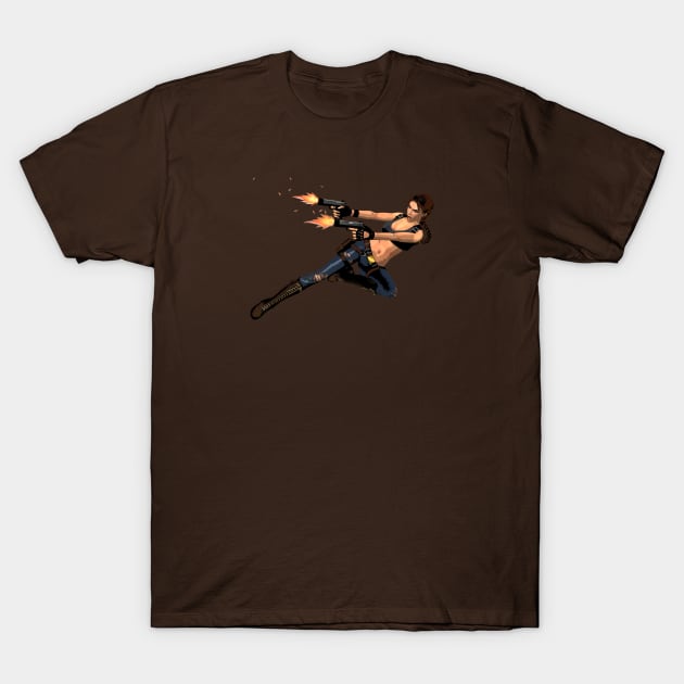 TOMB RAIDER ACTION T-Shirt by iamjudas